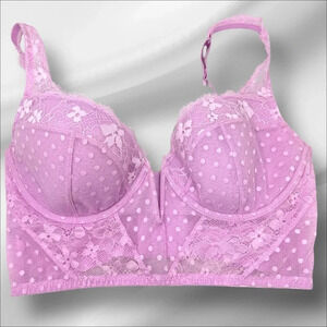 Victoria’s Secret Lavender Long Line Bra Dream Angels Size 34D Feminine Dreamy‎